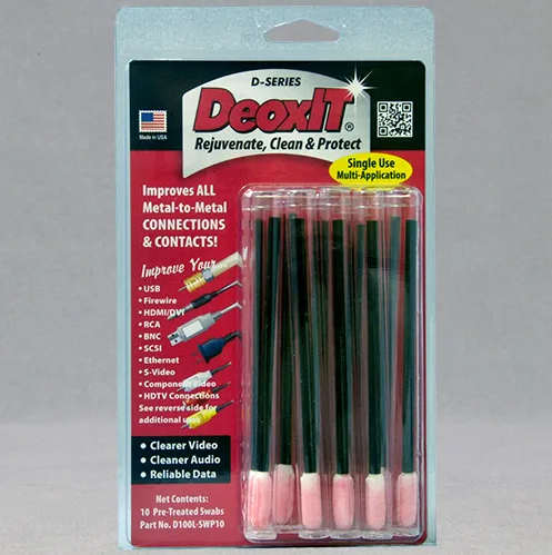 DeoxIT®, #D100L-SWP10, Pre-treated Swabs, 10 each