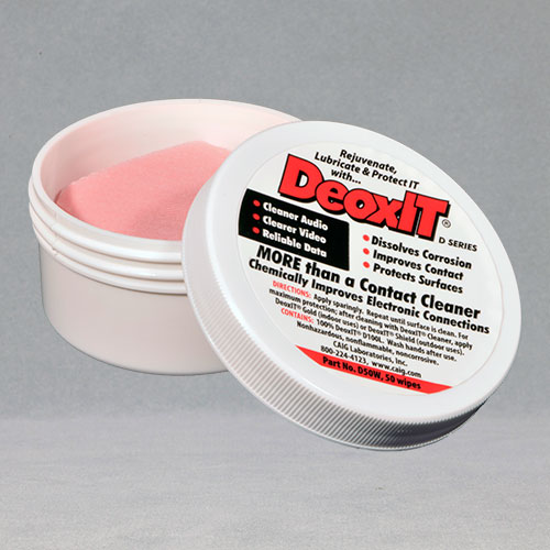 DeoxIT®, #D50W (Wipes, 1.75 x 1.75″), 50 wipes