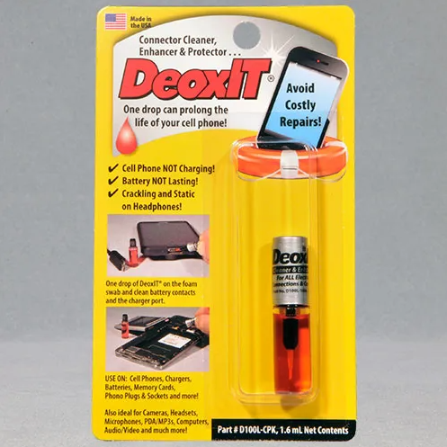 DeoxIT®, #D100L-CPK (Cell Phone Connector Cleaner)